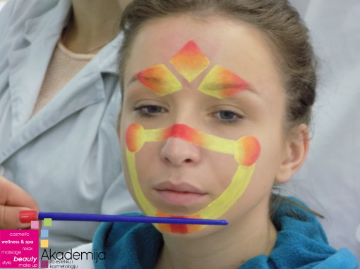 FACE PAINT – prvi čas na nastavi body art i fantasy šminke