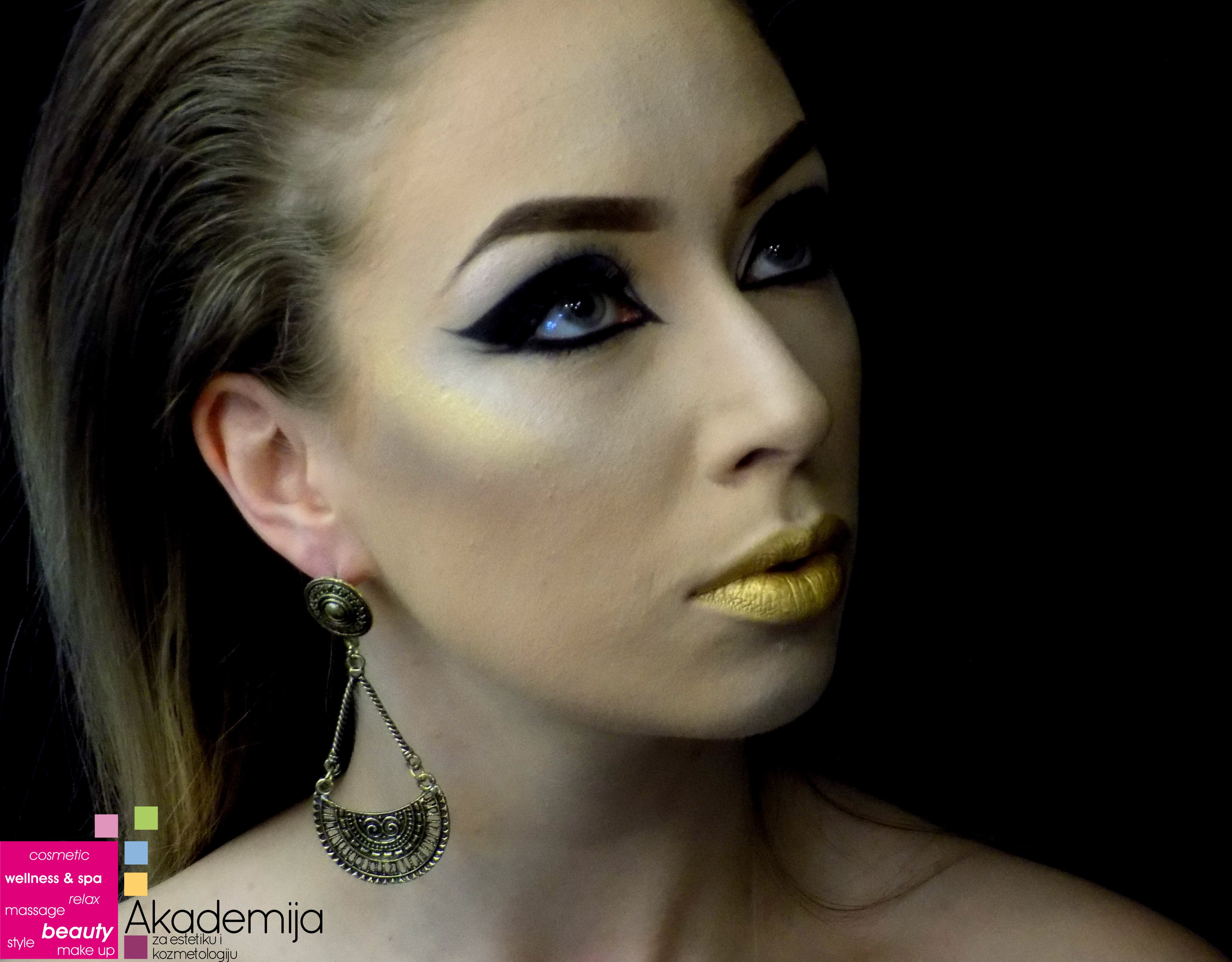 MODERNA KLEOPATRA – idejno ostvarenje studenata prve godine smera Makeup artist
