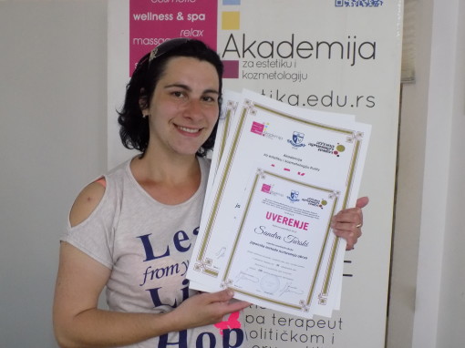 Sandra Turski, akademski kurs japanskog iscrtavanja obrva