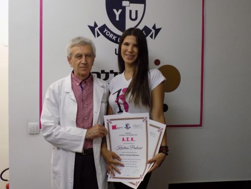 Kristina Pavlović, akademski kurs za nutricionistu