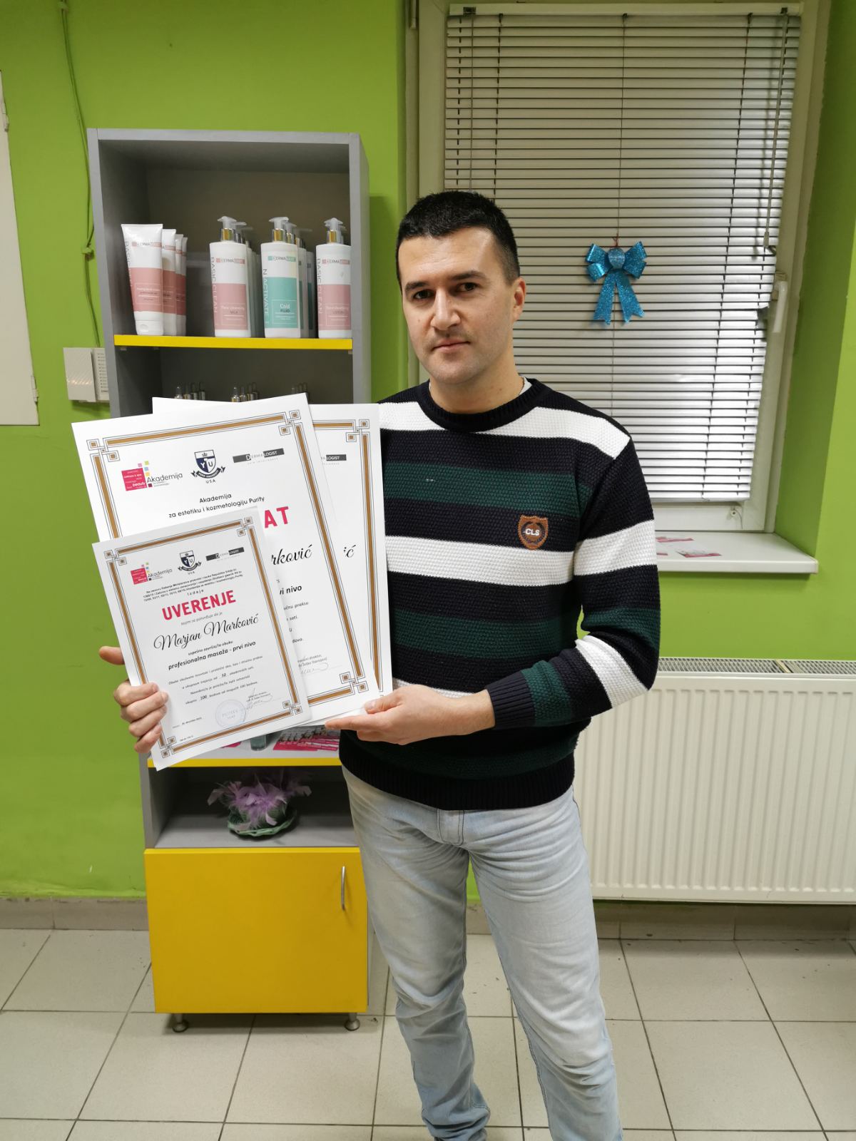 Marjan Marković, kurs profesionalne masaže